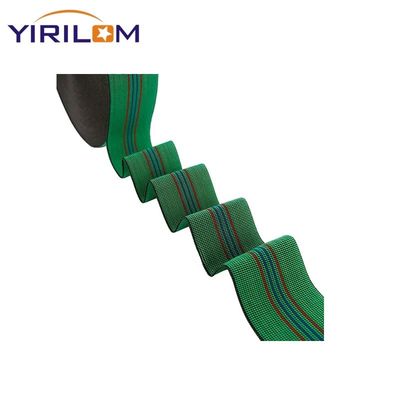 1.4mm-1.5mm ضخامت مبل Webbing مواد لاستیکی پلی پروپیلن در رنگ سبز برای نیازهای خود را