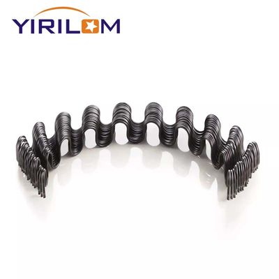 بهار زیگ زگ سیاه برای مبلمان خانگی با ارتفاع قوس سفارشی 16-35mm عرض برای صندلی کاناپه