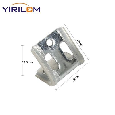 گیره فنری نیمه پلاستیکی پوشش داده شده با روکش روی 5 سوراخ OEM برای سخت‌افزار مبلمان مبل