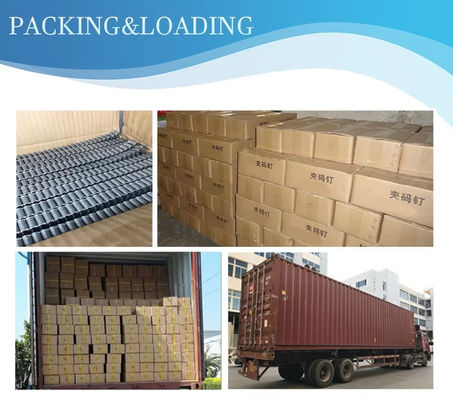تشک فلزی زینک گالوانیزه M65 استیل استریپ استیپل کلیپ تشک