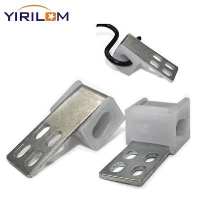 4 سوراخ فلزی پلاستیکی زیگ زگ کلیپ های بهار برای تثبیت Grapa De Resorte پارا کاناپه تخت بهار کلیپ