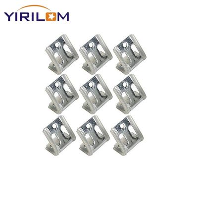 4 سوراخ فلزی پلاستیکی زیگ زگ کلیپ های بهار برای تثبیت Grapa De Resorte پارا کاناپه تخت بهار کلیپ