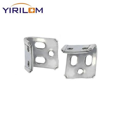 گیره فنری مبل 4 سوراخه با روکش پلاستیکی نیمه، اتصال دهنده مبلمان با روکش روی برای سخت افزار مبل