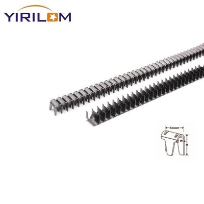 ناخن های پنوماتیک فولادی گالوانیزه M66 Cl-72 کلیپ های چسبندگی برای تشک مبل کلیپ فلزی کلیپ لوله ای تشک