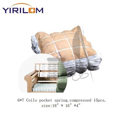 پشتیبانی عالی و راحتی مبل جیبی بهار کویل با 80g / m2 پارچه بافته برای صندلی های سفارشی