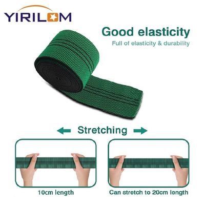 50mm عرض پلی پروپیلن لاتکس کاناپه لاستیک برای سقف نوار Webbing
