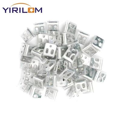 5 سوراخ زنک پوشش داده شده نصف پلاستیک پوشیده بهار کلیپ برای مبل Zig Zag Springs