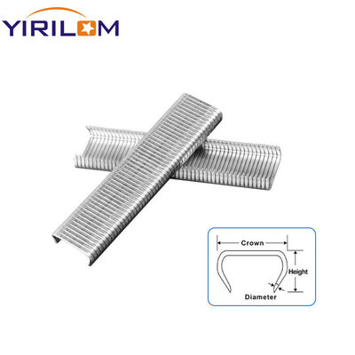 18 / 19 / 22mm Crown Staples Pin پوشاک مبلمان تشک ناخن استپل