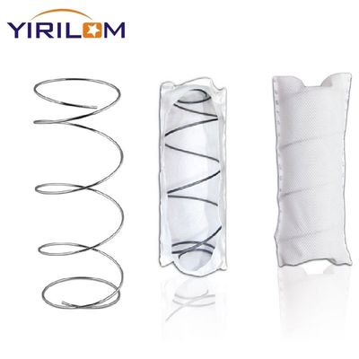 سفارشی 1.8mm 2.0mm فولاد سیم کاناپه جیب بهار واحد برای کاناپه با پارچه بافت و طراحی جیب فردی