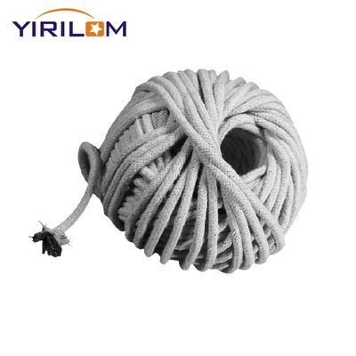 چین تولید کننده مواد ردیف طناب های پنبه ای سفارشی 3 میلی متر ضخیم خاکستری طبیعی طناب های پنبه ای