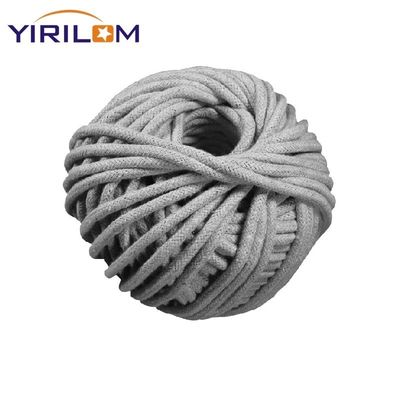چین تولید کننده مواد ردیف طناب های پنبه ای سفارشی 3 میلی متر ضخیم خاکستری طبیعی طناب های پنبه ای