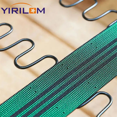 فابریک مستقیم 50mm سبز لاستیک رشته Webbing برای مبل مبلمان پشت مبل