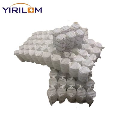 فنر پاکتی با قطر سیم فولادی 0.9 میلی‌متر تا 1.2 میلی‌متر برای بالش لوکس