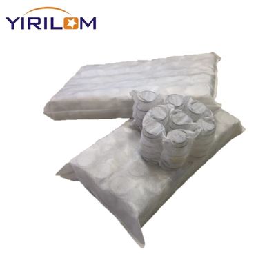 فنر پاکتی با قطر سیم فولادی 0.9 میلی‌متر تا 1.2 میلی‌متر برای بالش لوکس