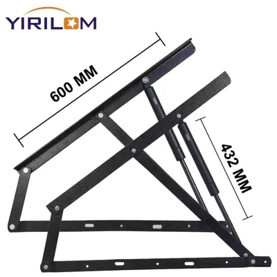 سفارشی سازی 600mm مکانیسم لیفت تخت گاز بهار پشتوانه پشتیبانی چرخدستی تخت مبل ذخیره سازی صرفه جویی در فضا