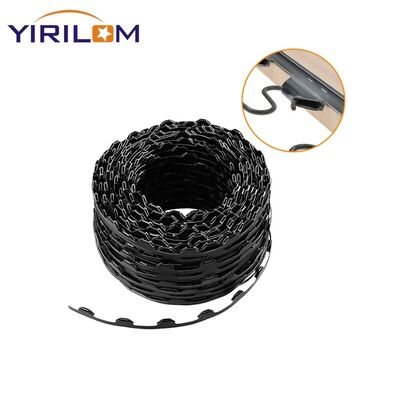 نوار کلیپ پلاستیکی با طول 500 متری برای اسپرینگ های زیگ زگ با کلیپ های از پیش فاصله گرفته شده و مواد مقاوم PP یا نایلون