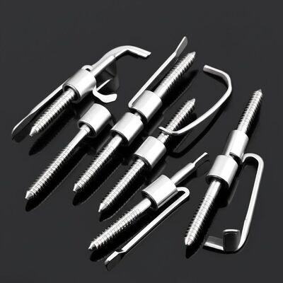 قلاب تعادل فولاد کربن بالا و کلیپ ثابت کننده بهار با قطر 1.5 میلی متر و طول 97 میلی متر برای بهار های مبل