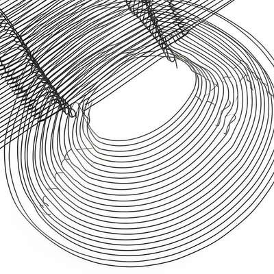 فنر زیگزاگی مفتول فولادی پرکربن گیج 13 با ارتفاع 50 میلی‌متر برای پشتیبانی از نشیمن مبل