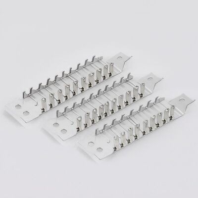 5 سوراخ زنک پوشش داده شده نصف پلاستیک پوشیده بهار کلیپ برای مبل Zig Zag Springs