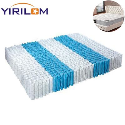 انعطاف پذیری بالا 2.2mm سیم فولادی 5 منطقه پشتیبانی جیب بهار واحد برای تشک جیب داخلی بهار