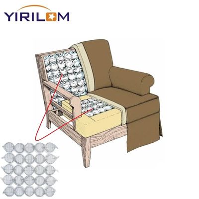 اندازه سفارشی مبل جیبی بهار واحد با سیم فولاد کربن بالا و طراحی hypoallergenic