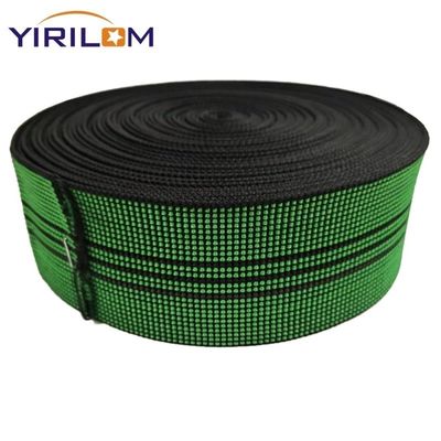 قیمت خوب 50mm مقاومت بازیافت شده مبل سنگین لاستیک رنگ درخشنده الگوی slackline نوار Webbing آنلاین