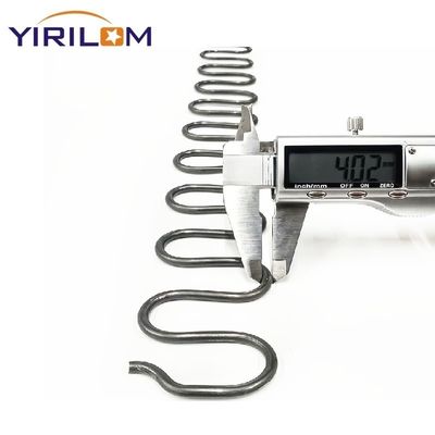 قیمت خوب فنر زیگزاگ سیمی فولادی کربنی با طول قابل تنظیم و با عملیات سطحی آبکاری شده برای مبلمان مبل آنلاین