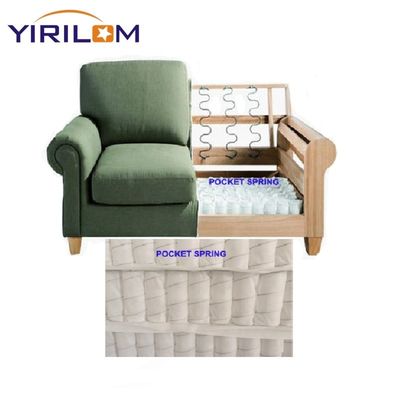 2.3mm قطر مبل جیبی بهار و جیبی کویل بهار در اندازه سفارشی با سیم فولاد کربن بالا