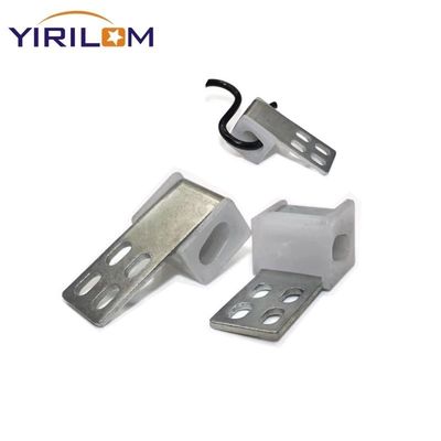 نصف پلاستیکی پوشانده شده روی روی زینک پوشانده شده 5 سوراخ مبل بهار کلیپ برای Zig Zag Springs مبلمان سخت افزاری