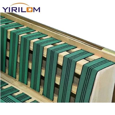 قیمت خوب 1.5mm ضخامت پلی پروپیلن مبل Webbing با 500 پوند ظرفیت وزن برای پشتیبانی مبلمان آنلاین