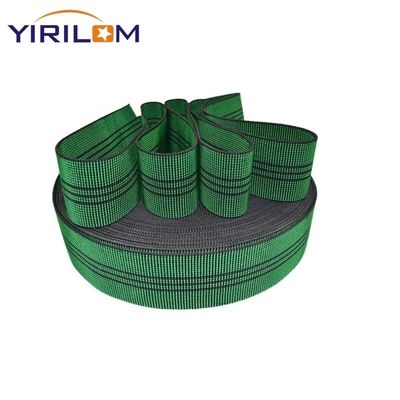 قیمت خوب فابریک مستقیم 50mm سبز لاستیک رشته Webbing برای مبل مبلمان پشت مبل آنلاین