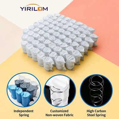 Custom Made Independent Pocket Coil Spring for Sofa Cushion with 1.8mm Wire and Breathable Cover