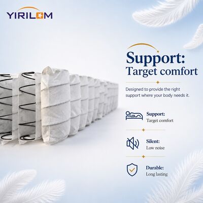 قیمت خوب کاناپه فنر پاکتی با سیم فولادی کربن بالا 1.8-2.0 میلی‌متری برای راحتی نهایی آنلاین