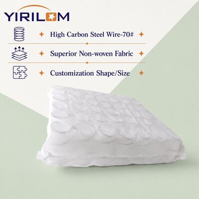1.9mm فولاد کربن بالا سیم جیبی بهار برای بالش مبل با اندازه سفارشی و عملکرد بالا راحتی نشستن