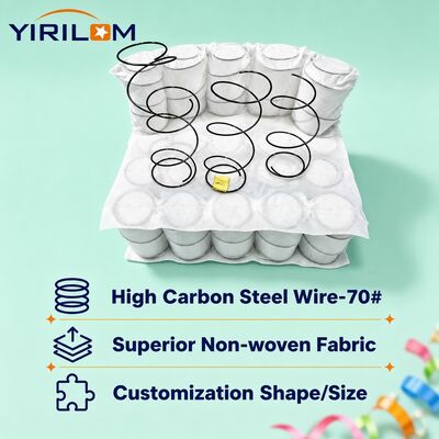 سفارشی 1.8mm-2.2mm قطر سیم فولاد کربن بالا سیم جیبی بهار برای مبل با پشتیبانی مستقل