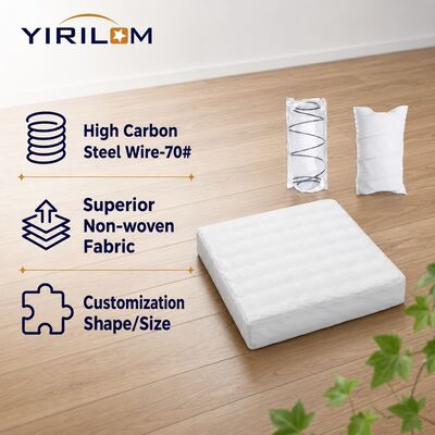 واحد فولاد 2.0mm فولاد سیم جیبی بهار برای مبل با اندازه سفارشی و 6-12cm ارتفاع