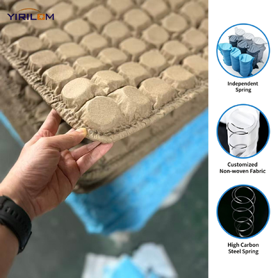 قیمت خوب لایه فنر پاکتی سفارشی سایز مینی با قاب سیمی فولادی تقویت شده برای کوسن مبل و تشک راحتی OEM آنلاین