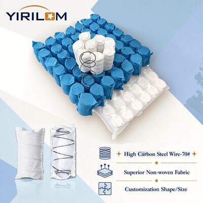 قیمت خوب اندازه سفارشی 1.0mm-1.8mm سیم فولادی جیبی بهار برای مبل با 6-15 سانتی متر بهار ارتفاع آنلاین