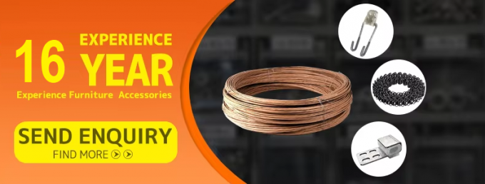 لوازم جانبی مبلمان OEM 2.0mm سیم بهار کاغذ سیم تثبیت برای مبل Zig Zag Spring 13