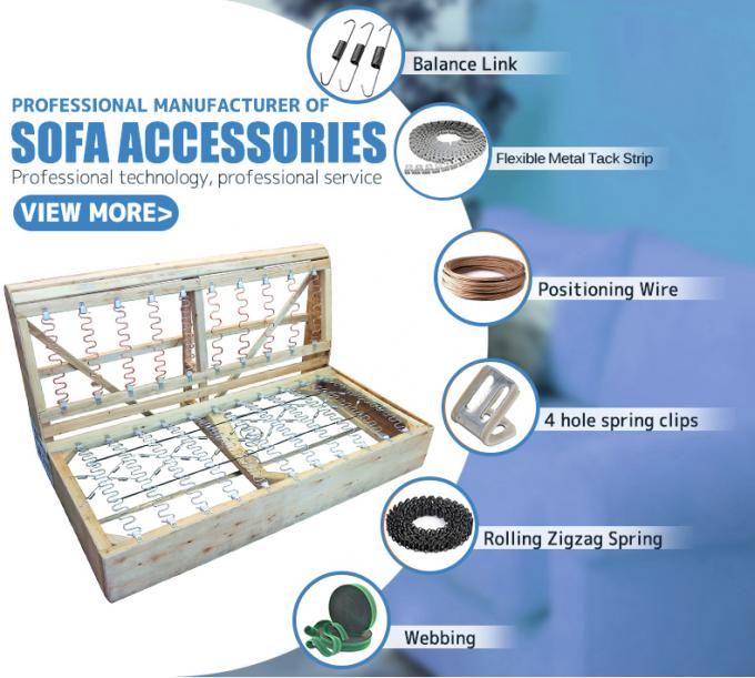 بهترین کیفیت فولاد سیم تعادل قلاب زیگ زگ بهار ثابت کردن کلیپ برای مبل 2