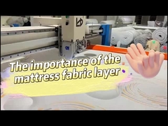 پارچه پارچه پارچه ای با ضخامت بالا 30D پلی استر با ضخامت 3 سانتی متر برای پوشش تشک های تختخواب