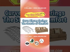 لوازم جانبی سفارشی کاناپه های سخت افزاری فولاد سیم S فولت منحنی Zigzag بهار برای کاناپه