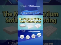 کاناپه به صورت جداگانه پیچیده سیستم اسپری کویل سفارشی کاناپه جیبی بهار