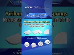 بهار جیبی با کیفیت بالا 4 اینچ ارتفاع بهار داخلی برای بالش صندلی کاناپه