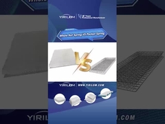 فشرده سازی 2.2mm سیم فولادی قطر تشک Bonnell سیم پیچ بهار