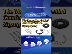 به صورت سفارشی Zigzag Springs برای صندلی کاناپه با قطر سیم 3.8MM برای مبلمان خانه