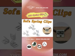 لوازم جانبی مبل 4 سوراخ Zigzag Spring Metal Clips برای لوازم جانبی مبل