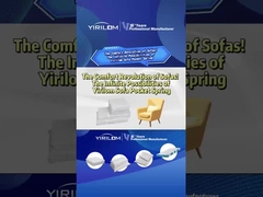 فروش داغ OEM داخل مبل بهار واحد جیبی جیبی بهار برای بالش مبل