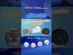 فشرده شده به طور جداگانه پیچیده مبل بهار کویل های جیبی بهار برای بالش مبل