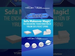 کاناپه سفارشی بهار جیبی 1.8mm سیم فولادی با پارچه